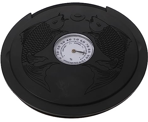 TOYANDONA Luftbefeuchter für Akustikgitarre akustisch raumthermometer innen Notenpult-Lichtclip gitarren zubehör gitarre zubehör Gitarren-Hygrometer für Koffer Gitarrenbausatz Abs Black