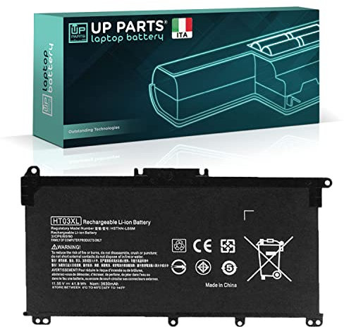 UP PARTS Batteria hp ht03xl,Batteria compatibile con HP HT03XL L11119-855 (41,9Wh) Computer Portatile Compatibile HP 240 G7 245 G7 250 G7 255 G7, con PC Pavilion Nuova Generazione 3700mAh