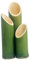 INOOMP 3pièces Vase Tube De Bambou Pot De Fleurs Rustique Et Moderne pour Arrangements Floraux Décoration Artisanale Élégante pour Intérieur Et Mariage