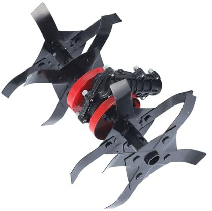 Disc Harrow, labour pour la tondeuse à gazon - Ligneuse à disque robuste robuste - Scalificateurs de pelouse résistants à l'érosion Abandonnant la roue pour Garden Farm Orchard Field Soil Tracteur