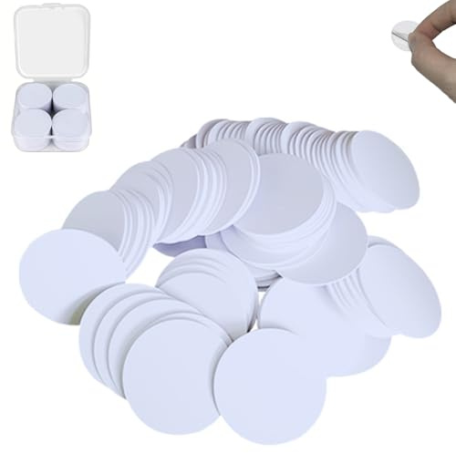 70 Stück NFC Tag Sticke, NFC Ntag215 Aufkleber, Wiederbeschreibbar NFC Chip with Adhesive Back, Programmierbar 504 Byte Speicher Münzkarten für Alle NFC-fähigen Handys und Geräte
