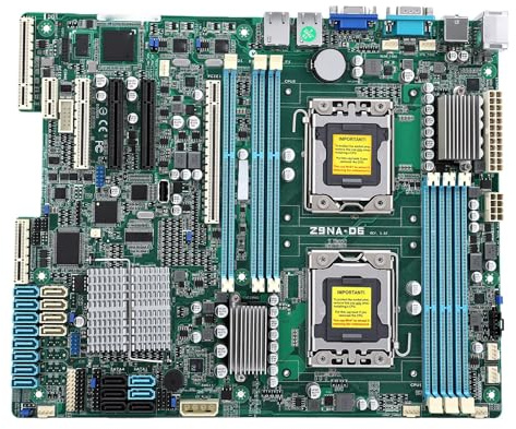 Sxhlseller Placa de Servidor XeonMaster E5 |Placa Base 1356 de un Zócalo con Chipset C602, Soporte DDR3 de 192 GB y LAN Gigabit Dual para Procesadores de la Serie E5 2400/v2
