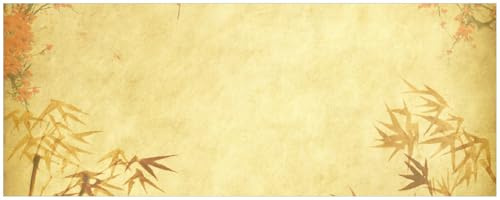Wallario Küchenrückwand selbstklebend 115 x 50 cm, Motiv: Herbststimmung Alter Papyrus mit Herbstmotiven | Spritzschutz abwischbar & pflegeleicht
