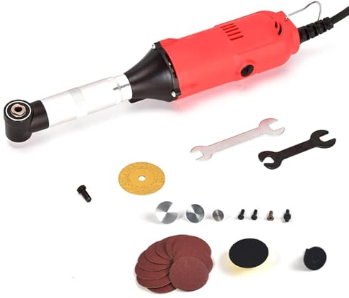 Adtzpc Electric Tile Seam Cleaning Machine, Tile Floor Seam Opener Cleaner With Brush Cover, 6-speed Free Speed Regulation & Speed: 15000r/min, 90° Angle Design for Tile Joint Cleaning