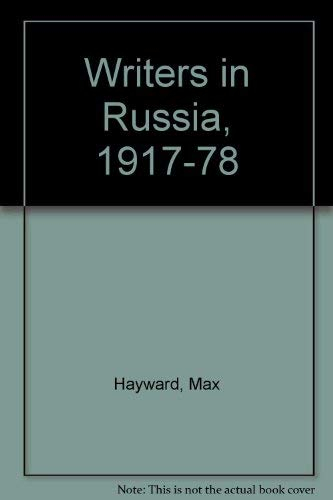 Writers in Russia, 1917-78