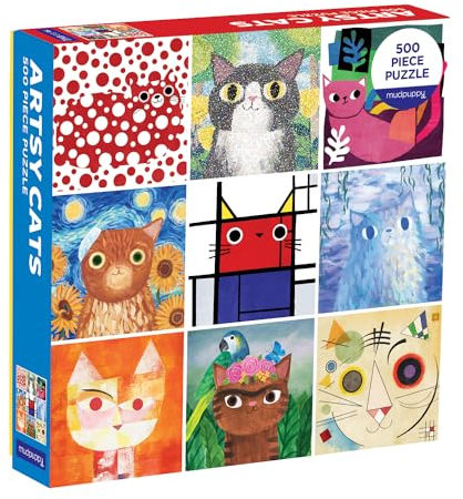 Artsy Cats 500Pc Family Puzzle