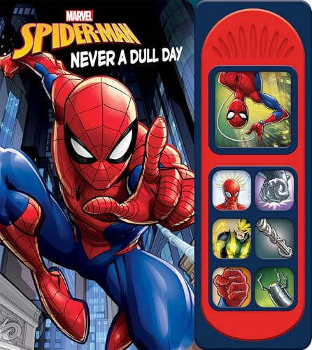 Marvel Spider-man - Never a Dull Day Sound Book - PI Kids (Play-A-Sound)