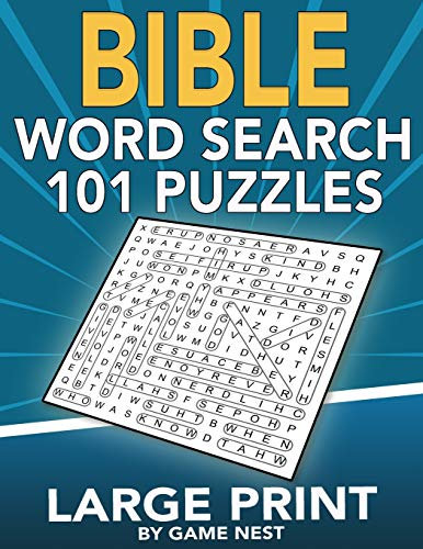Bible Word Search 101 Puzzles Large Print: Puzzle Game With Inspirational Bible Verses for Adults and Kids (8.5” x 11” Large Print, Band 2)