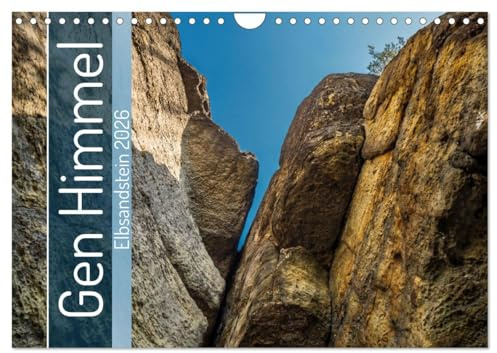 Gen Himmel - Elbsandstein (Wandkalender 2026 DIN A4 quer), CALVENDO Monatskalender: Die Sächsische Schweiz mal anders. (CALVENDO Natur)