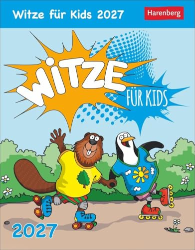 Witze für Kids Tagesabreißkalender 2027: Lustiger Tageskalender für Kinder. Humorvoller Tischkalender 2027 mit täglichen Kinder-Witzen. Kinder-Kalender zum Aufstellen.
