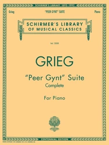 Peer Gynt Suite (Complete): Piano Solo: Piano Solo - Complete