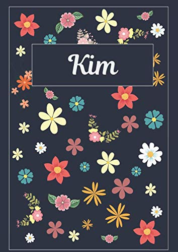 Kim: Tagebuch Malbuch Notizbuch Journal | 120 Seiten | DIN A4 | Blanko | Geschenkidee