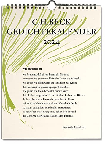 C.H. Beck Gedichtekalender: Kleiner Bruder 2024 (40. Jahrgang)