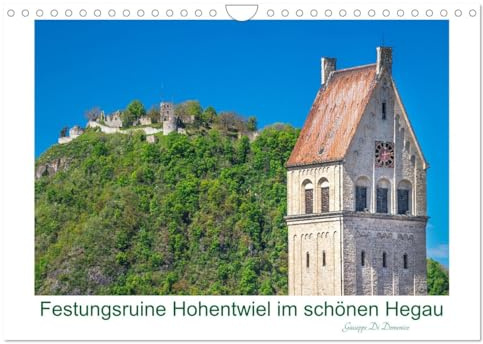 Festungsruine Hohentwiel im schönen Hegau (Wandkalender 2026 DIN A4 quer), CALVENDO Monatskalender: Historische Burgruine mit bewegter Geschichte und traumhaftem Ausblick (CALVENDO Orte)