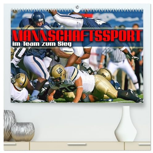Mannschaftssport - im Team zum Sieg (hochwertiger Premium Wandkalender 2026 DIN A2 quer), Kunstdruck in Hochglanz: Actionreiche Bilder beliebter Teamsportarten aus aller Welt (CALVENDO Sport)