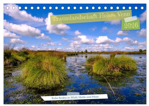 Traumlandschaft Hohes Venn (Tischkalender 2026 DIN A5 quer), CALVENDO Monatskalender: Ein Traumziel zu allen Jahreszeiten (CALVENDO Natur)