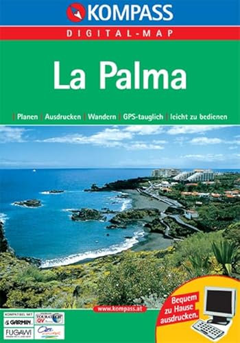 La Palma: Digitale Outdoorkarte mit Kurzführer. GPS-Routenplaner: Digitale Outdoorkarte. Für Windows 95/98/2000/NT/XP. Per Mouseklick Touren planen ... informativen Guide für Ihre Unternehmungen