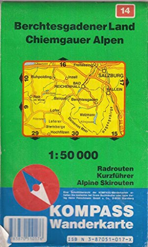 Kompass Karten, Berchtesgadener Land, Chiemgauer Alpen
