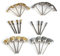 24pcs Brosses Métalique Perceuse, Roue et Coupelle en Laiton en Acier Brosses de Polissage de Fil de Fer Kit Complet, Outils Meuleuse Rotatifs pour Éliminer la Rouille/Corrosion/Peinture