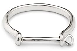 Uno de 50 Bracelet en cuir et plaqué argent