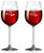 Weingläser Personalisiert mit Gravur - Rotwein-Glas 460ml - Mr. & Mrs. Always Right - Geschenk zur Hochzeit für Paare