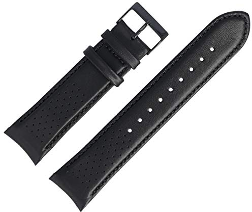 Hugo Boss Uhrenarmband 22mm Leder Schwarz Glatt - 659302762