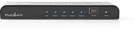 Nedis VSPL3474AT répartiteur vidéo HDMI 4X HDMI