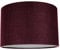 Contemporary and Sleek 12 Inch Deep Purple Natural Linen Fabric Drum Lamp Shade 60w Maximum | 30cm Diameter | for Table Lamp or Pendant by Happy Homewares