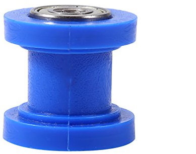 Curseur de Galet de Chaîne, Tendeur de Curseur de Galet de Chaîne, Poulie de Guidage, 10 Mm Coulisseau de Galet de Chaîne Tendeur Guide de Roue Roue de Guidage de Fosse Dirt Mini Bike Moto Atv(bleu)