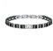 Morellato Herren Armband, GOLD Kollektion, aus Stahl, Gold 750, Kristalle, Keramik - SATM15