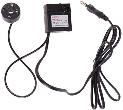 Hemobllo Pompe à Eau Submersible 5W Pompe à Eau daquarium avec lumière LED Pompe de Fontaine à débit deau réglable pour Aquarium, Aquarium, étang, Culture hydroponique, statuaire