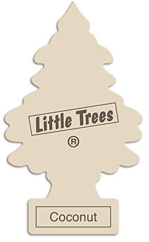 Little Trees Air Freshener Tree MTR0053B Coconut Fragrance For Car Home Boat Caravan - 24 Pack