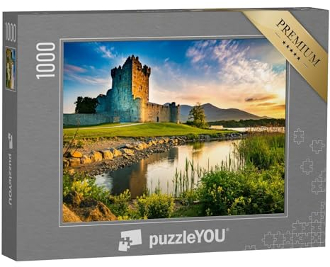 puzzleYOU: Puzzle 1000 Teile „Ross Castle, antike Festung in Irland“ – aus der Puzzle-Kollektion Schottland