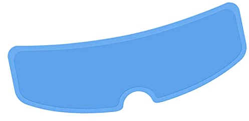 ihreesy Anti-Beschlag Folie für Motorradhelm-Visier,Motorradhelm Visier Aufkleber Motorradhelm Visierfolie Antibeschlagfolie Schutzfolie Universal für Motorradhelm-Visier,Blau