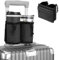Porte-Gobelet Voyage Bagages Valise Porte-Boissons - Gobelet avec Sac SuppléMentaire, Sac Boissons, Peut Contenir Deux Tasses Café, s'adapte Toutes Les PoignéEs Valise (Noir)