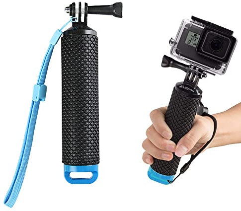 Waterproof Floating Hand Grip,Ttdesefu Portable Floaty Handle Compatible with GoPro Hero 10 9 8 7 6, Floaty Mount Accessories Kit with Adjustable Wrist Strap for Water Sport and Action Cameras