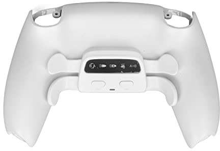 Ps5 Controlador de Botón Trasero Adjunto, Juego de Paletas de Respaldo Programable con 4 Paletas de élite y Puerto Tipo C Rediseñado, Botones Traseros de Carcasa Trasera Blanca
