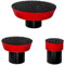 Bestgle Pack of 3 Polishing Pad Adapter Velcro Sanding Disc Velcro Sanding Polishing Pad Quick Release Nut M14 for Angle Grinder/Cutting Grinder 75 mm 50 mm 30 mm Velcro Pad Sanding Discs Buffer Pad