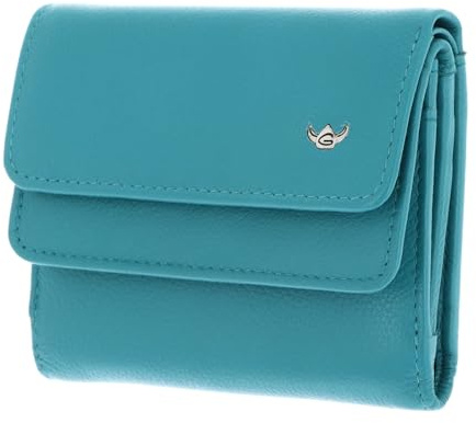 Golden Head Leder Geldbörse Madrid RFID Protect Überschlagbörse 1176 Türkis