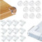 ZHIYE Corner Protectors for Kids, 22 Pcs Clear Baby Proofing Corners Child Safety Corner Guards with Strong Acrylic Adhesive for Furniture Against Sharp Corners