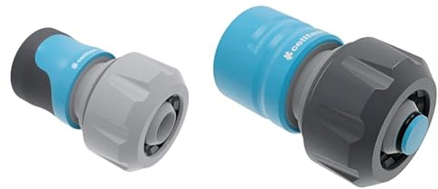 Cellfast SAFETOUCH IDEAL™ 3/4 Schnellkupplung, PC/ABS-Kunststoff, 3 Klemmen, 51-637, Blau & IDEAL Schnellverbinder, Blau, 3/4”