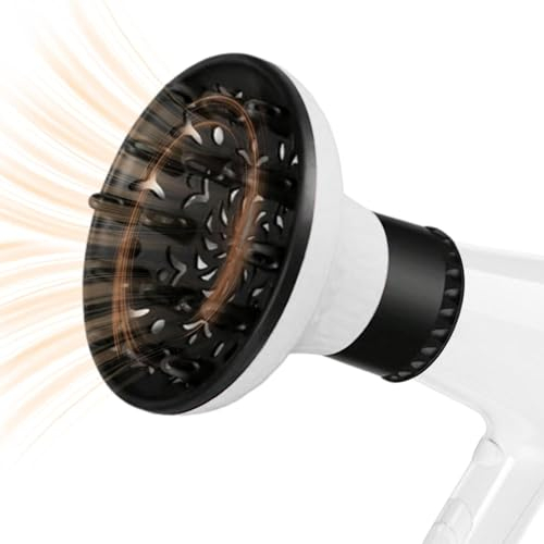 Patonde Diffusore Capelli Ricci, Diffusore Universale Capelli, Diffusore Phon Universale, Asciugacapelli Diffusore da Viaggio Capelli Ricci Senza, Adatto da 3.8-6cm