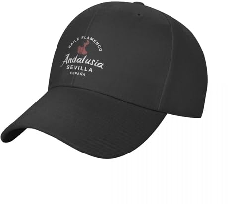 CWCMZDH Baseballmütze Baseballkappe Flamenco-Tanz Sevilla Andalusien Spanien Baseballmütze Bommelmütze Golfbekleidung Ballmütze Damen Herren