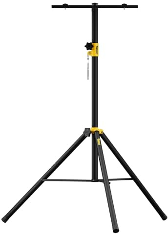 SabreCut 1pc SCLEDTRIPB Tripod Stand | Powder-coated tubular steel construction offre durable, stable et réglable support up to 2.1m
