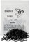 LA MIERE Kieferorthopädische Gummibänder, latexfrei, 100P, Schwarz, intraorale schwarze Gummibänder (leicht, 4,8 mm)