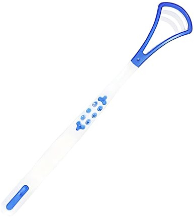 PARENCE. - Trestegs tungskrapa - hygienisk, ergonomisk, hållbar - Tungskrapa - 18cm, slumpmässig färg