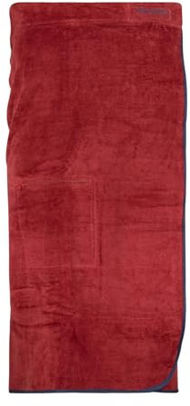 ADAMO XXL-Sauna Kilt weinrot für Damen in Übergrößen mit Klettverschluss (85 x 210 cm)