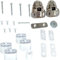 UTIZ Hoover & Candy Washing Machine Integrated Door Fixing Kit – Includes Hinges, Screws, and Caps – Compatible with Hoover Candy Models CBD, CBD4, CBD5, CBWD, CBWM