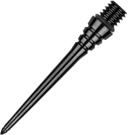ONE80 Dart Titanium Steel Tip Schraubspitzen hochwertige Wechselspitzen Conversion Point Titan für maximale Haltbarkeit (Modell E, Schwarz, 30 mm)