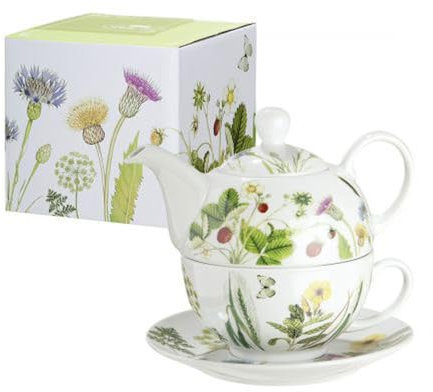 Gilde Teekanne Wild Flowers Porzellan